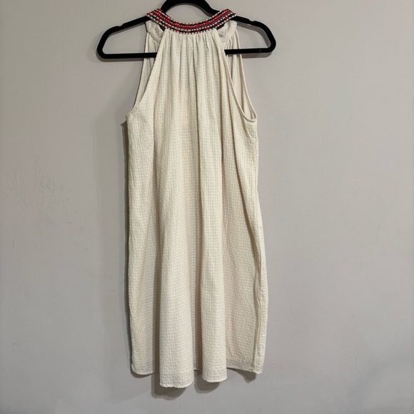 THML Cream Dress with Red and Blue Embroidery - Picture 3 of 4